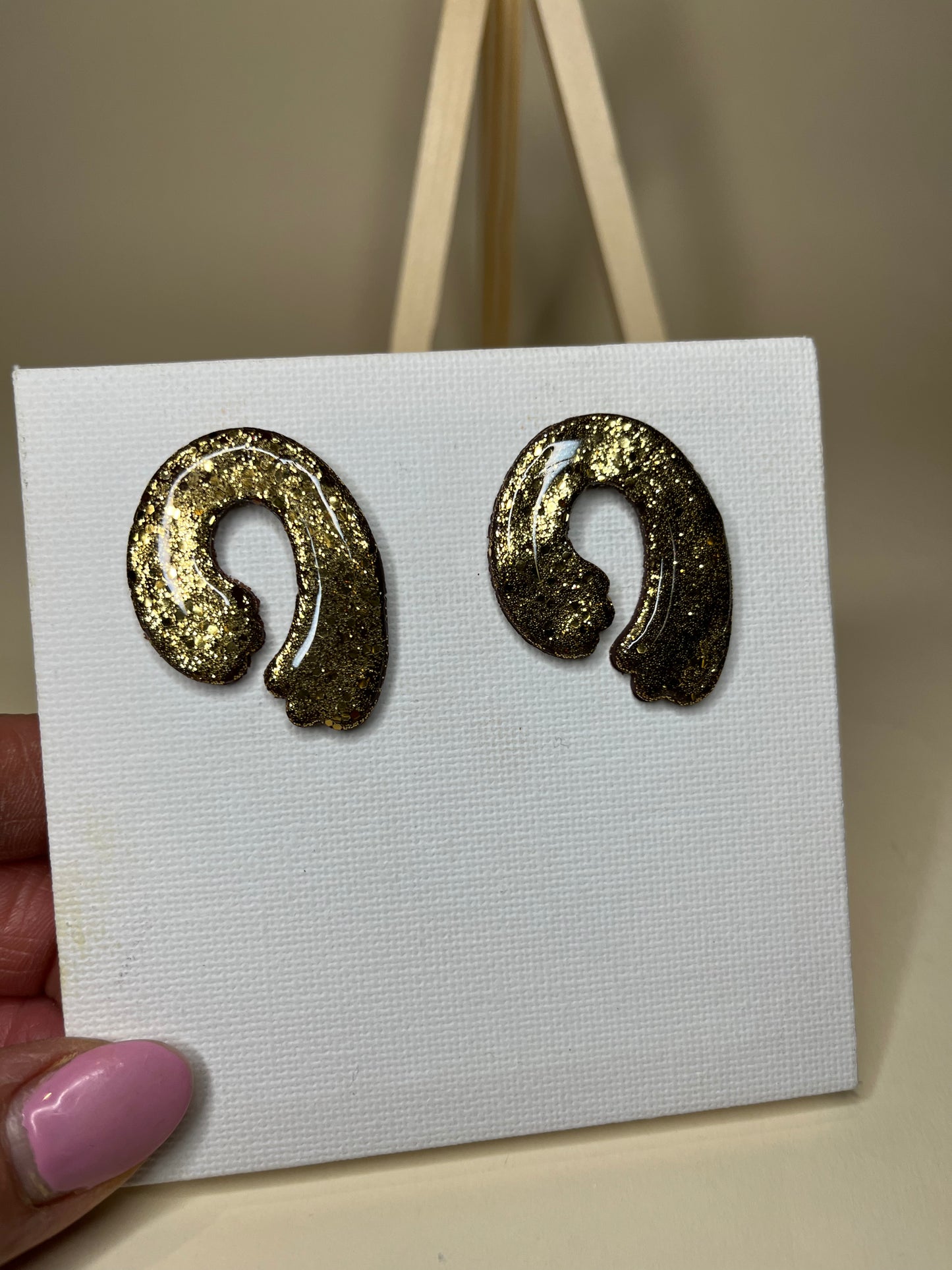 Pendientes Onda Oro