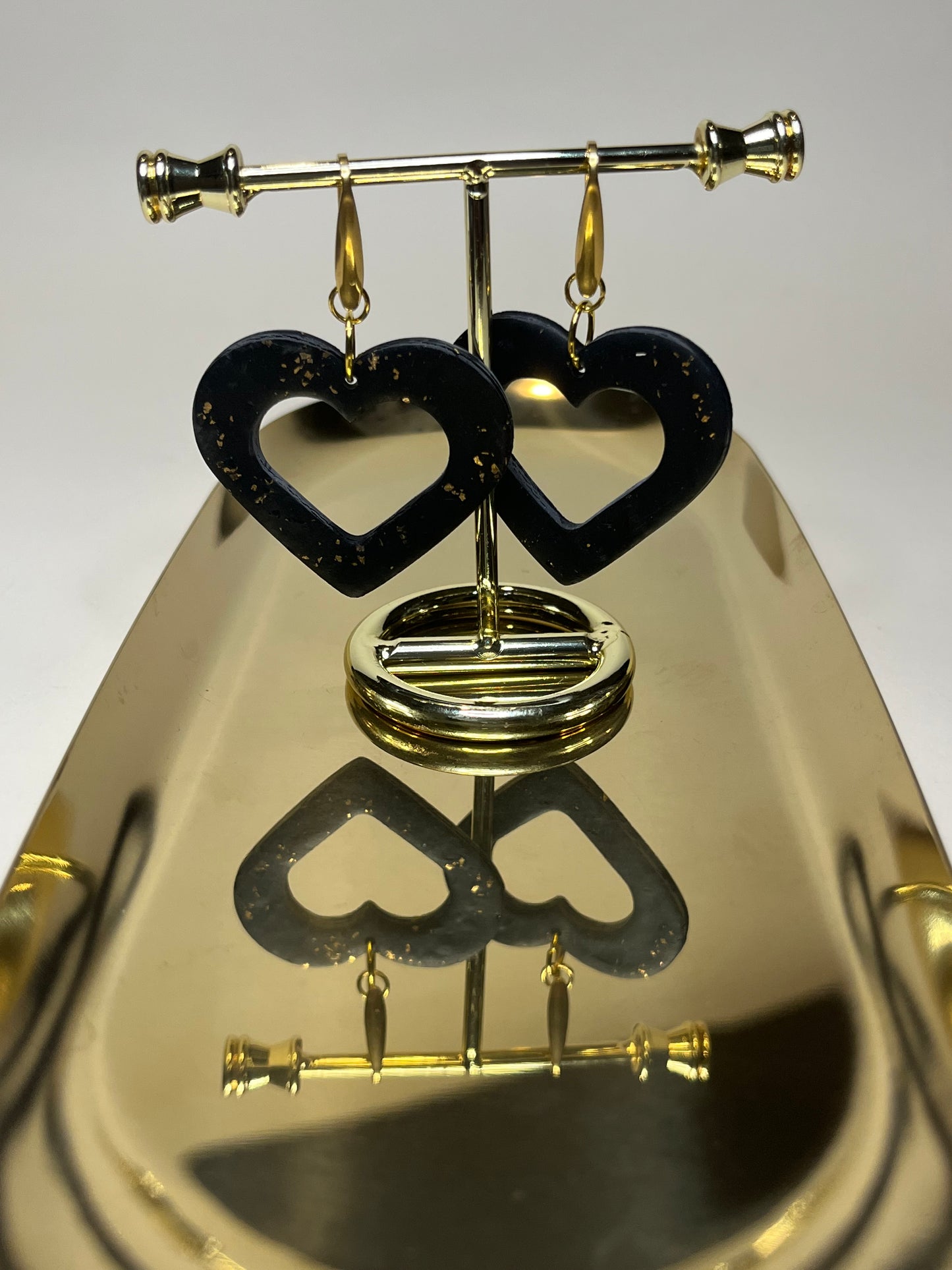 Pendiente Corazón Dorado