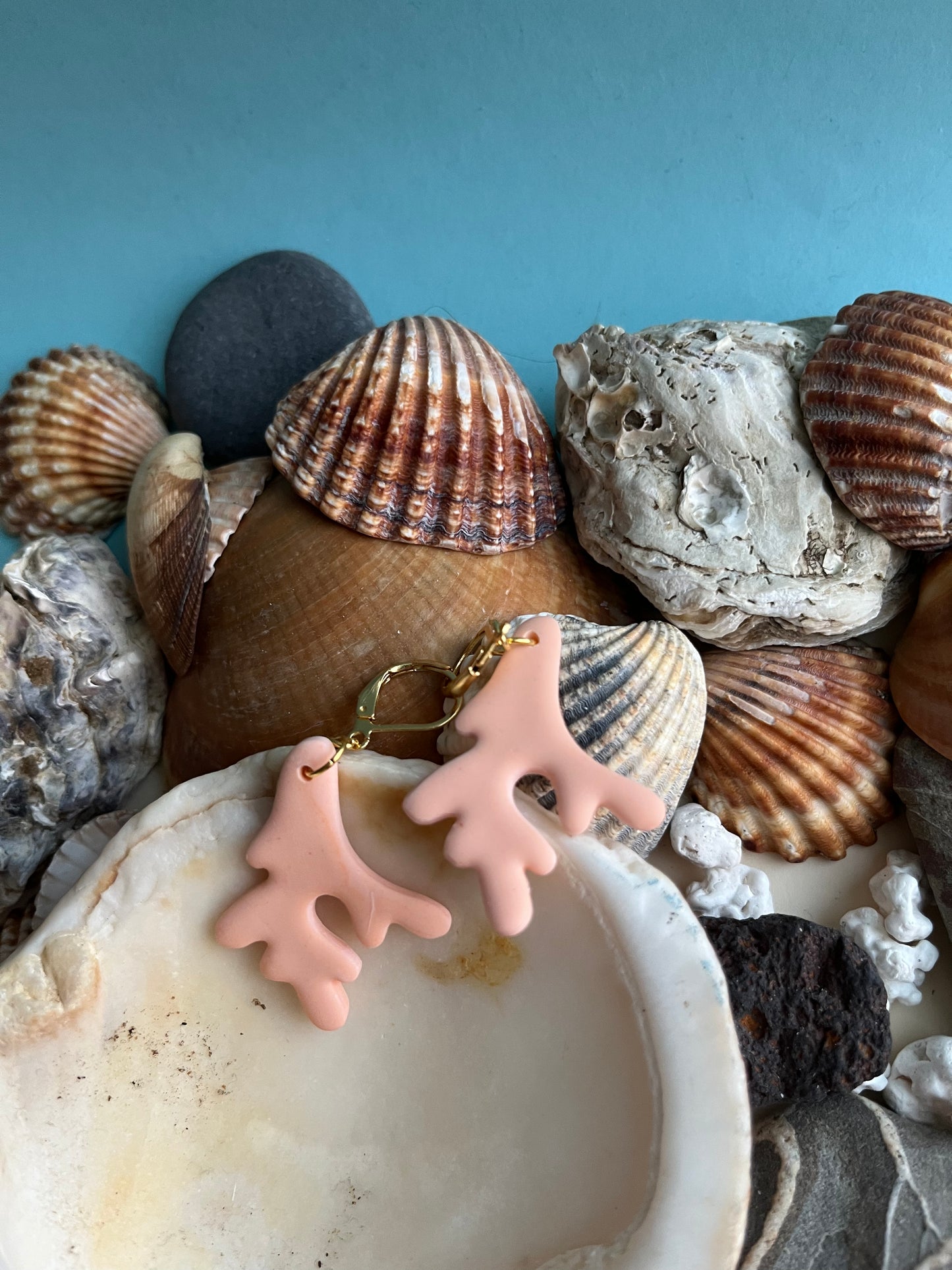 Pendiente Coral Peache Modelo 1