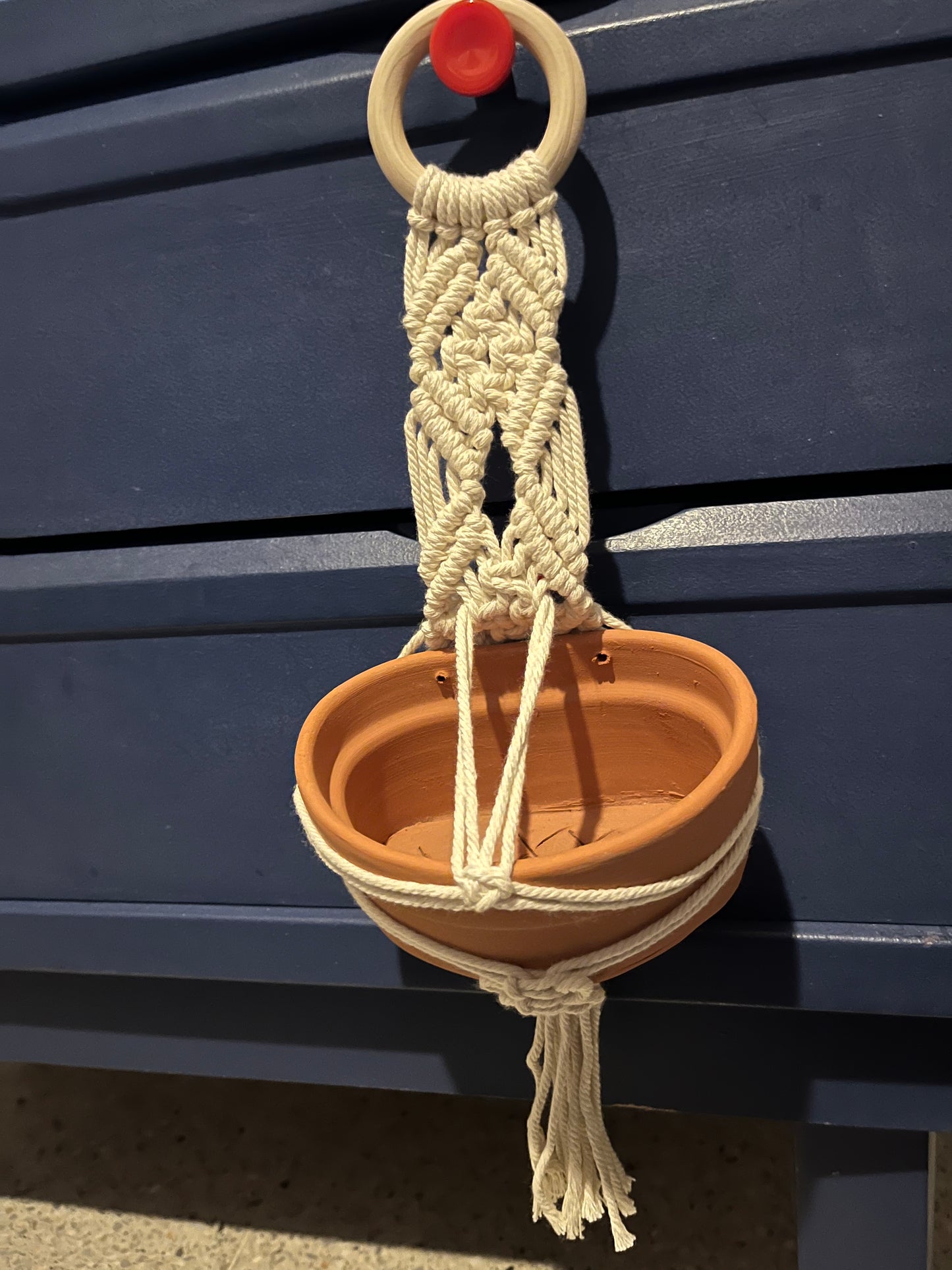 Macetero Macramé Nudos Bohemios