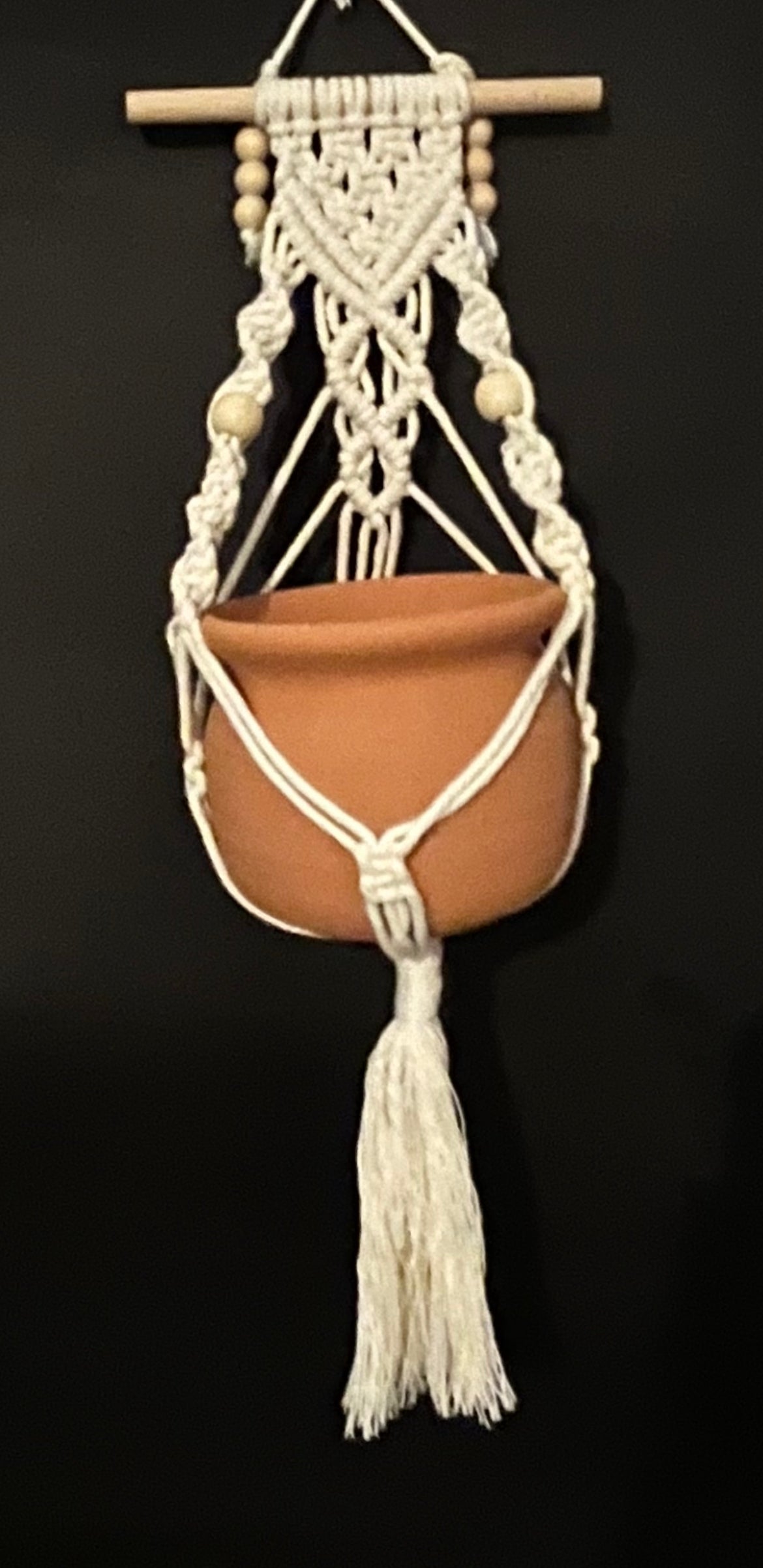 Cuelga Macetero de Macramé