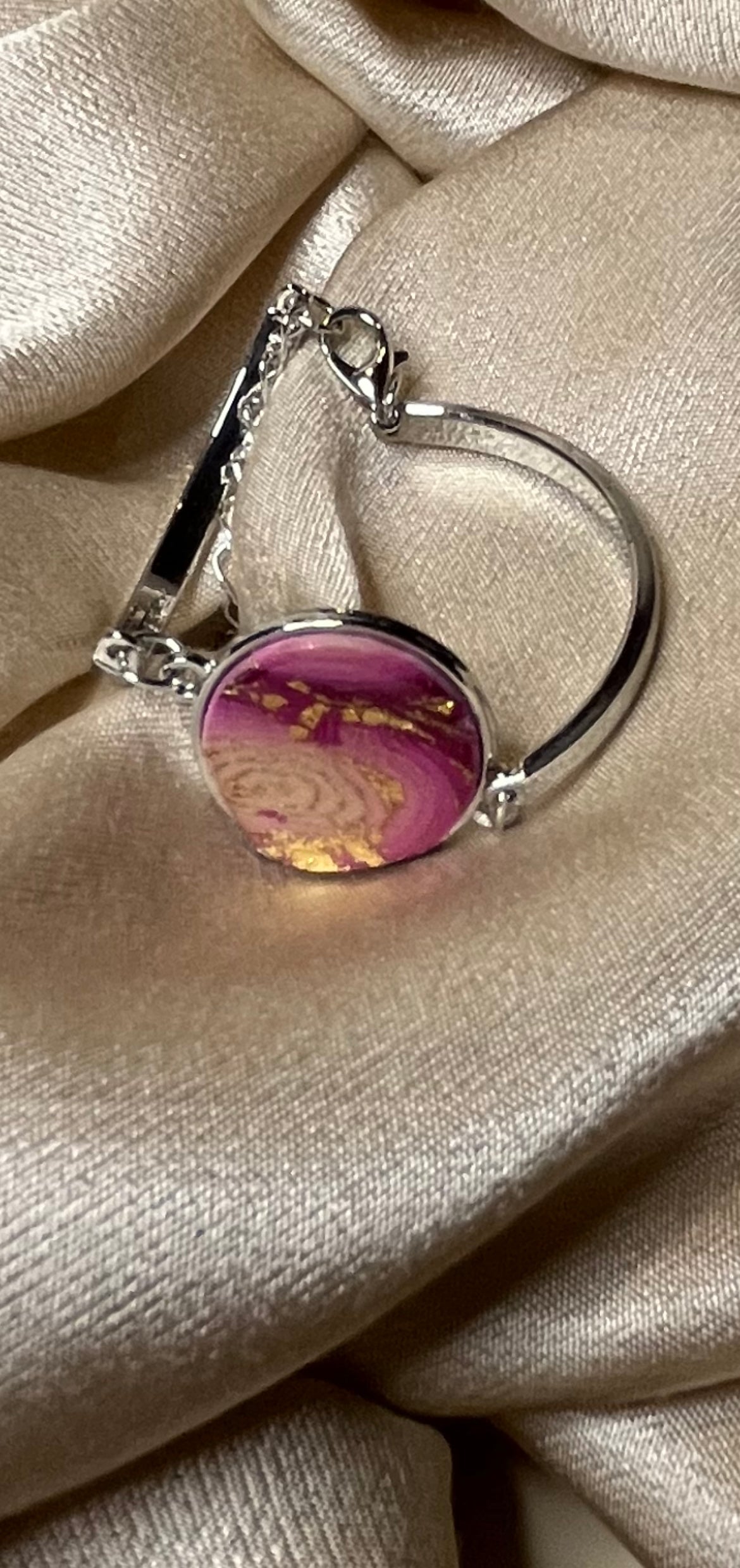 Pulsera Fucsia Infinito