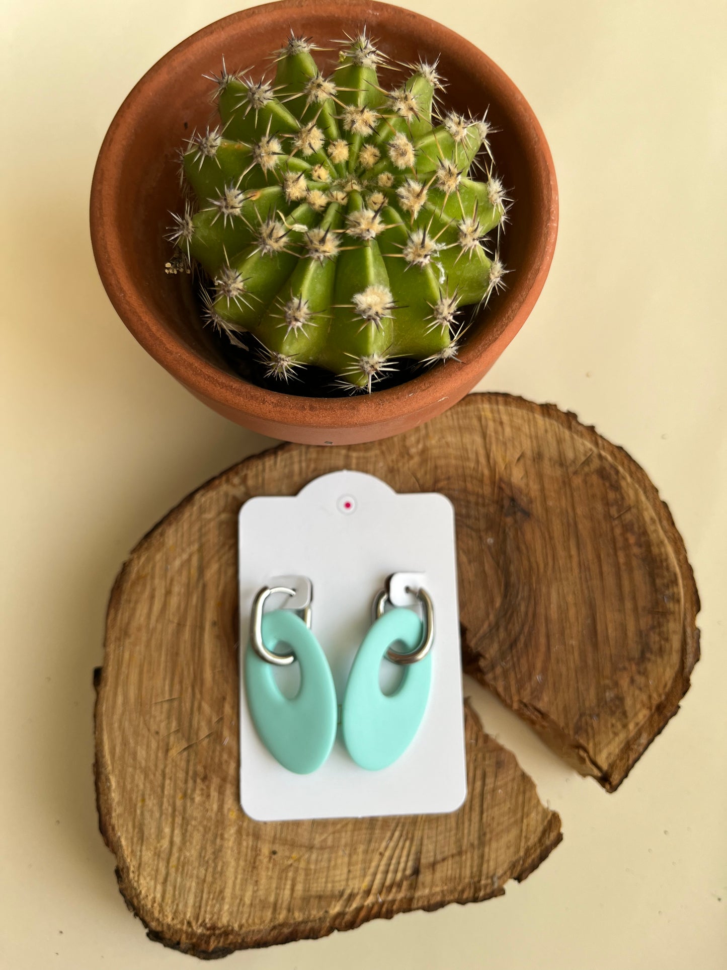 Pendientes Charm Menta