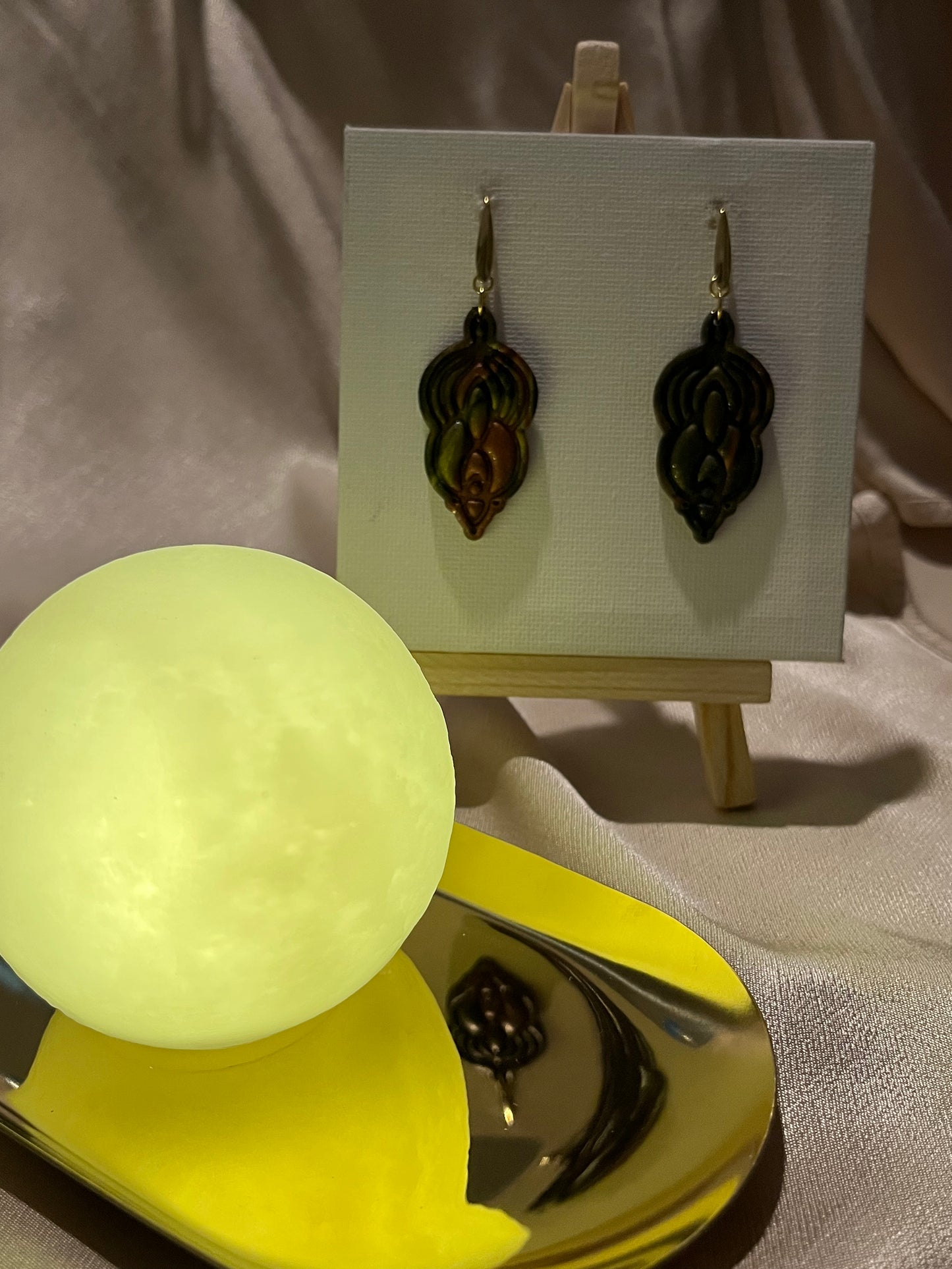 Pendiente Étnico Bronze