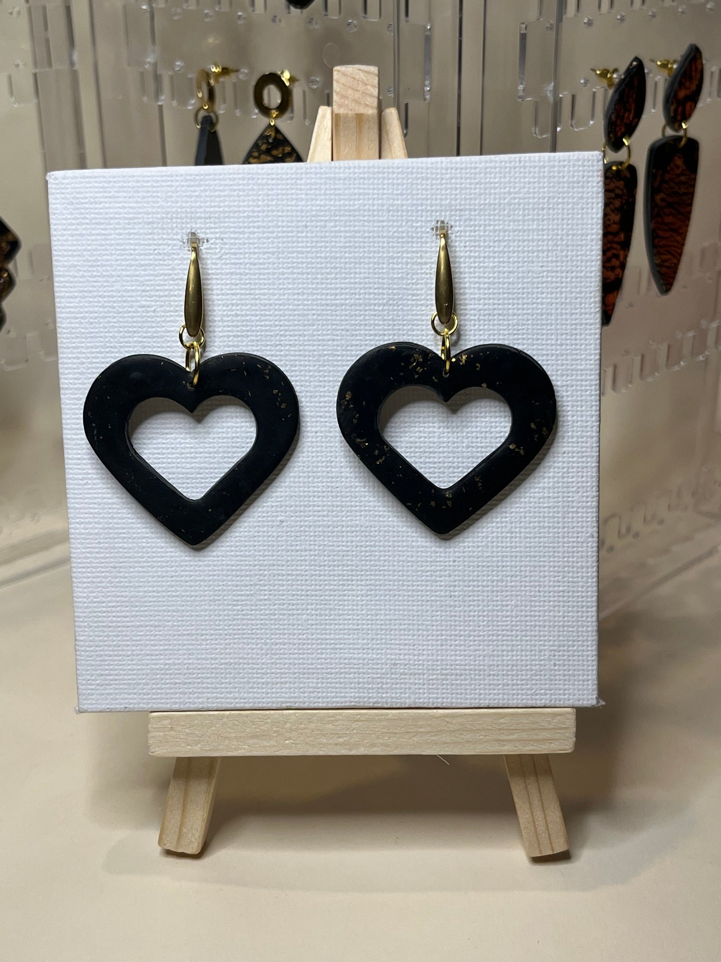 Pendiente Corazón Dorado