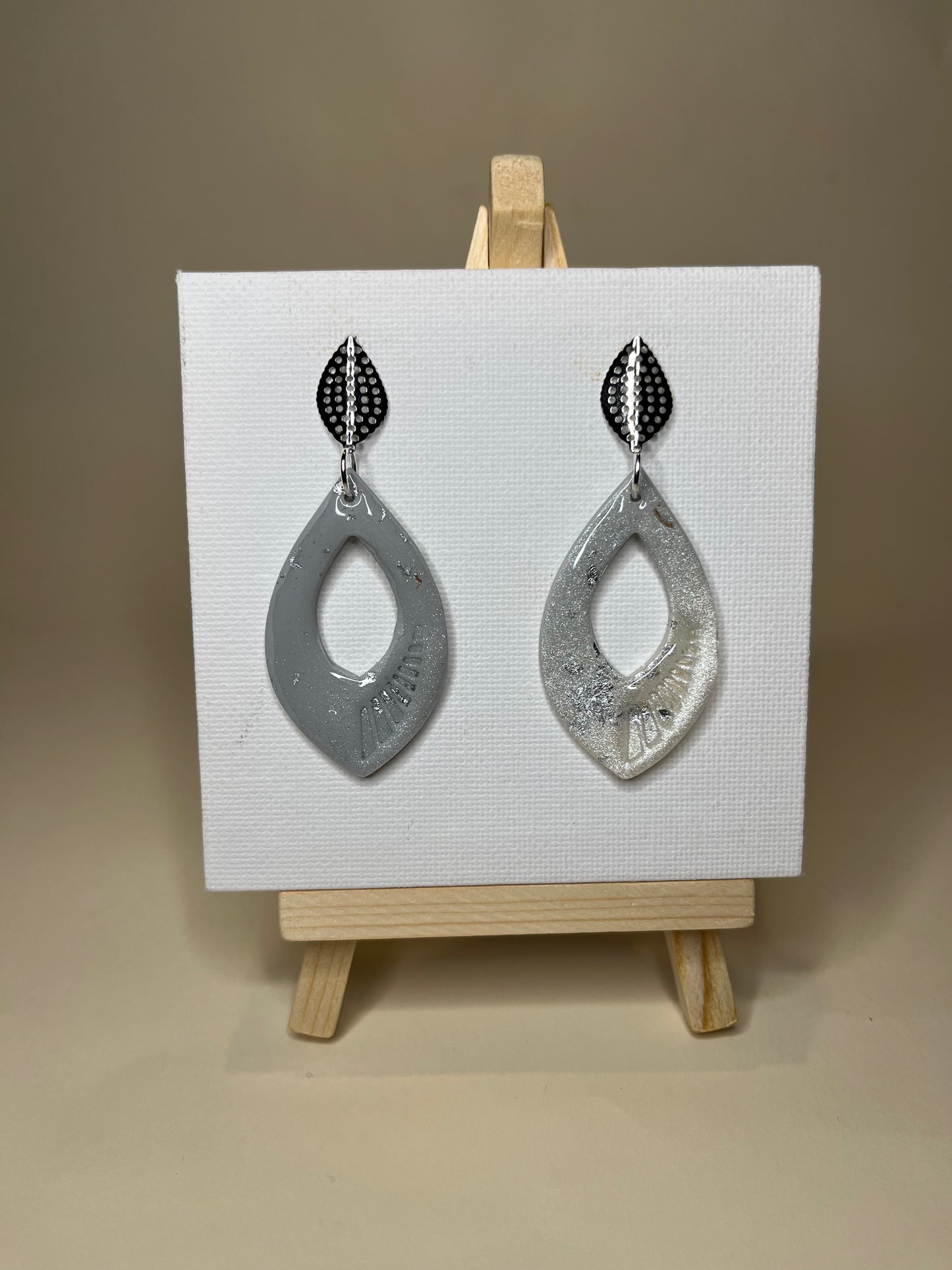 Pendiente Lágrima Plata