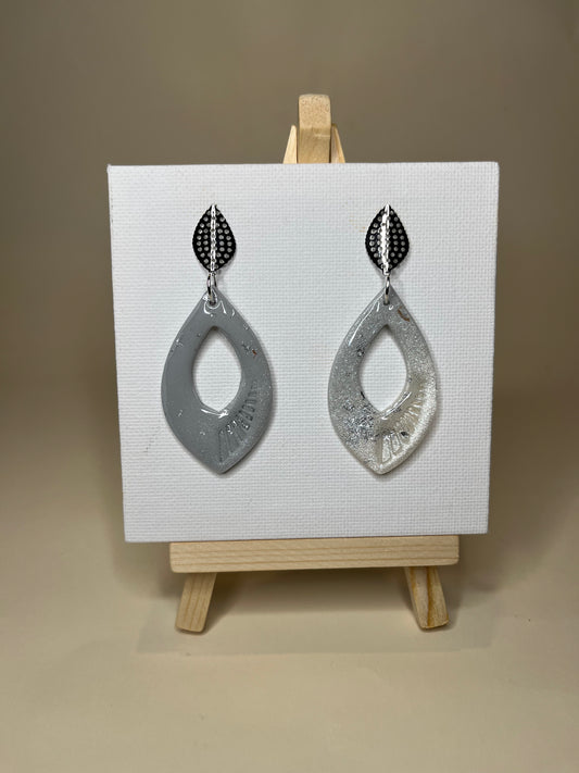 Pendiente Lágrima Plata