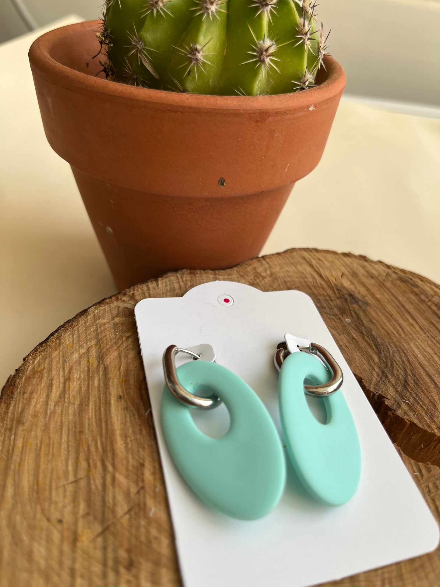 Pendientes Charm Menta