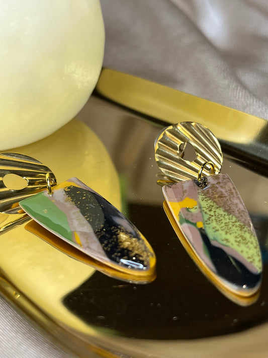 Pendiente Lágrima Camuflaje