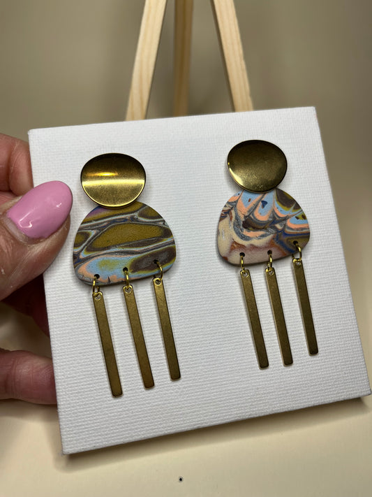 Pendiente Arcoíris Trama Irrepetible