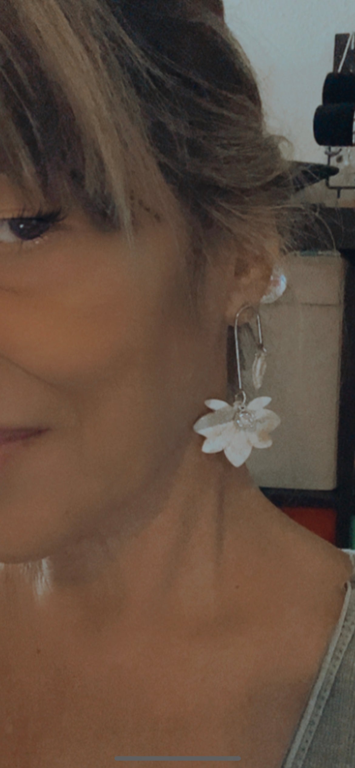 Pendiente Mármol Brillante