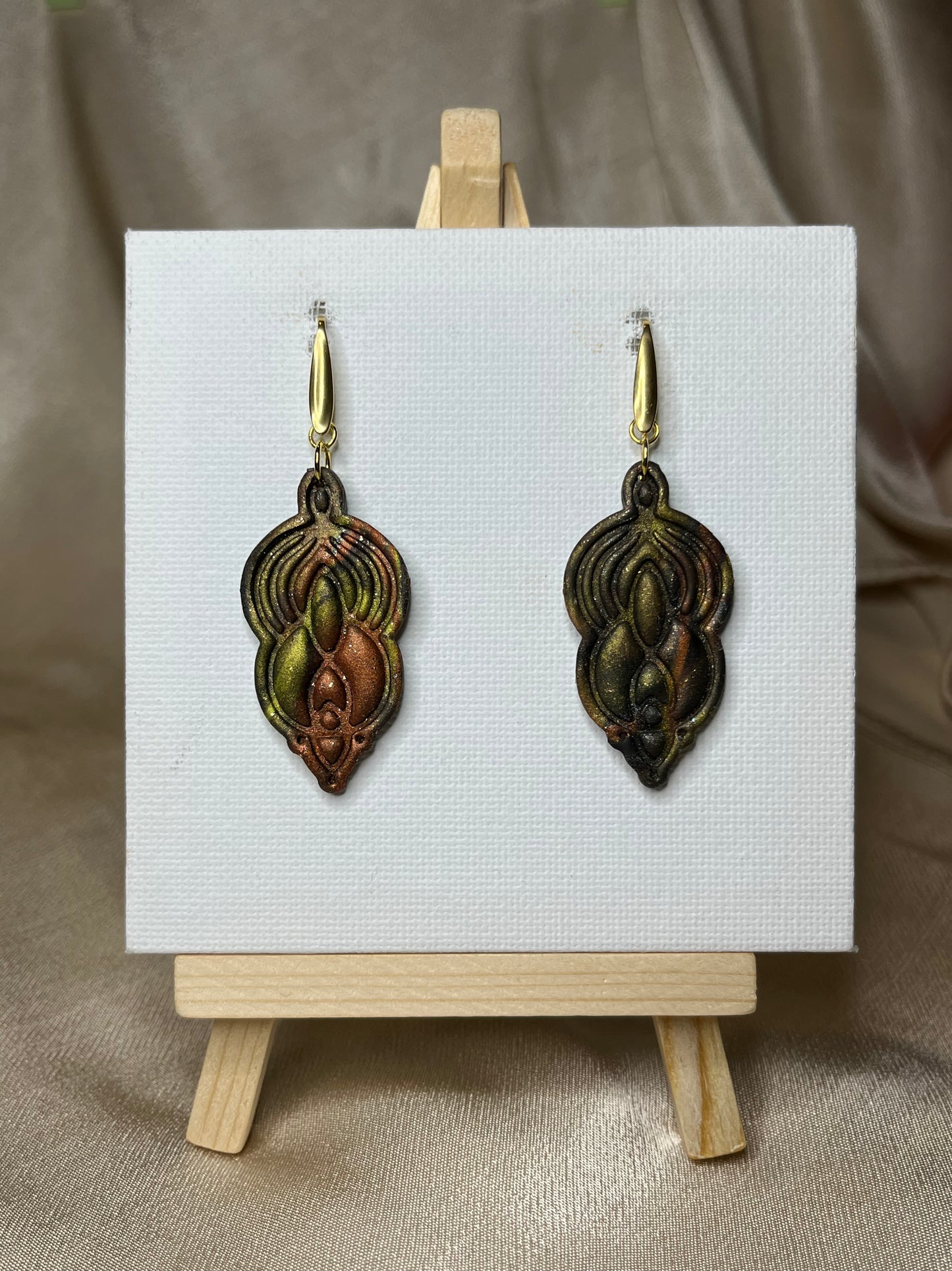 Pendiente Étnico Bronze