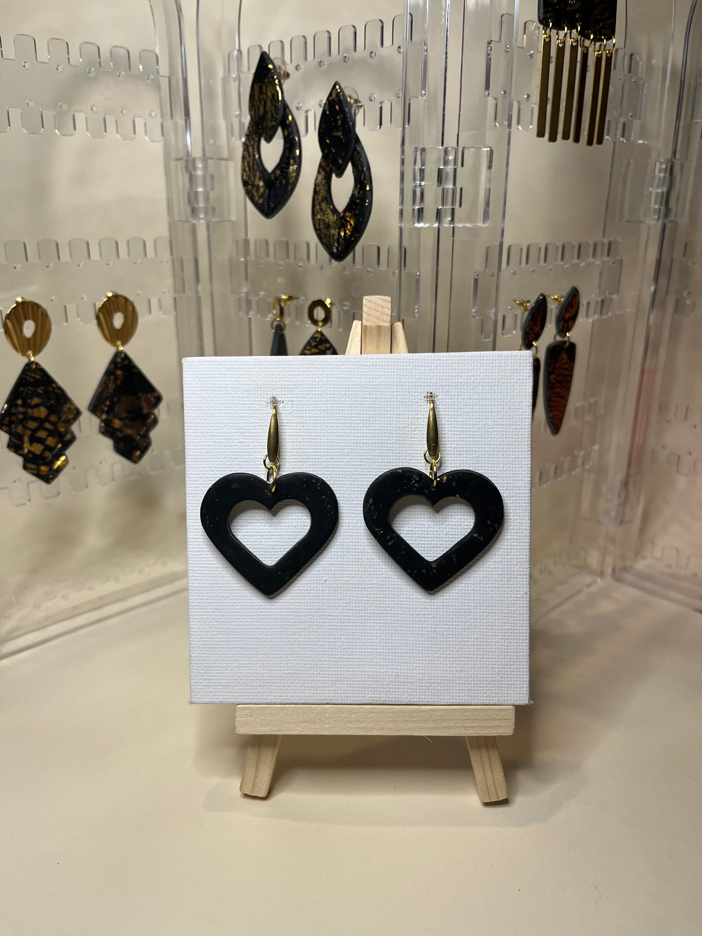 Pendiente Corazón Dorado