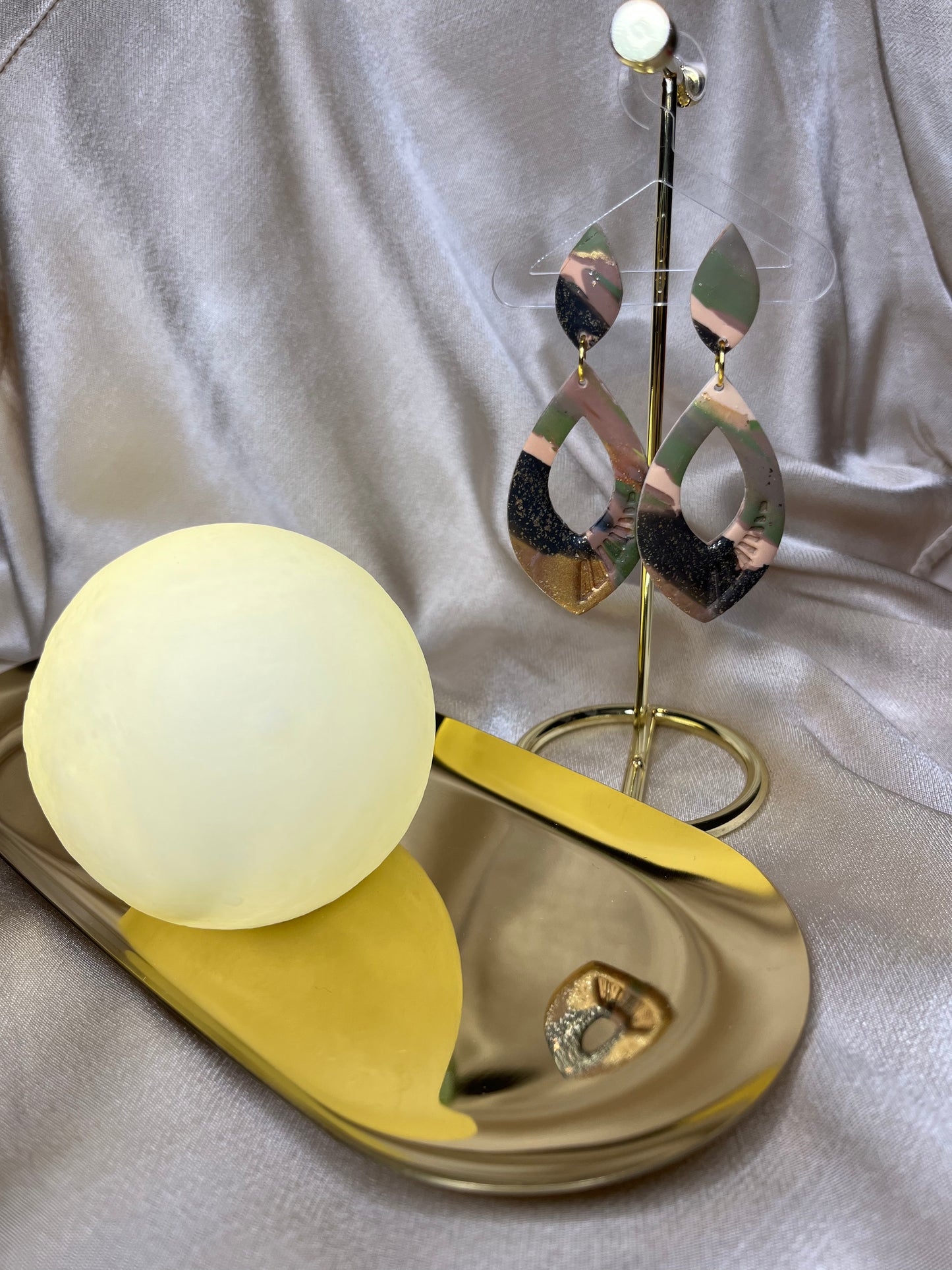 Pendiente Hojas Camuflaje