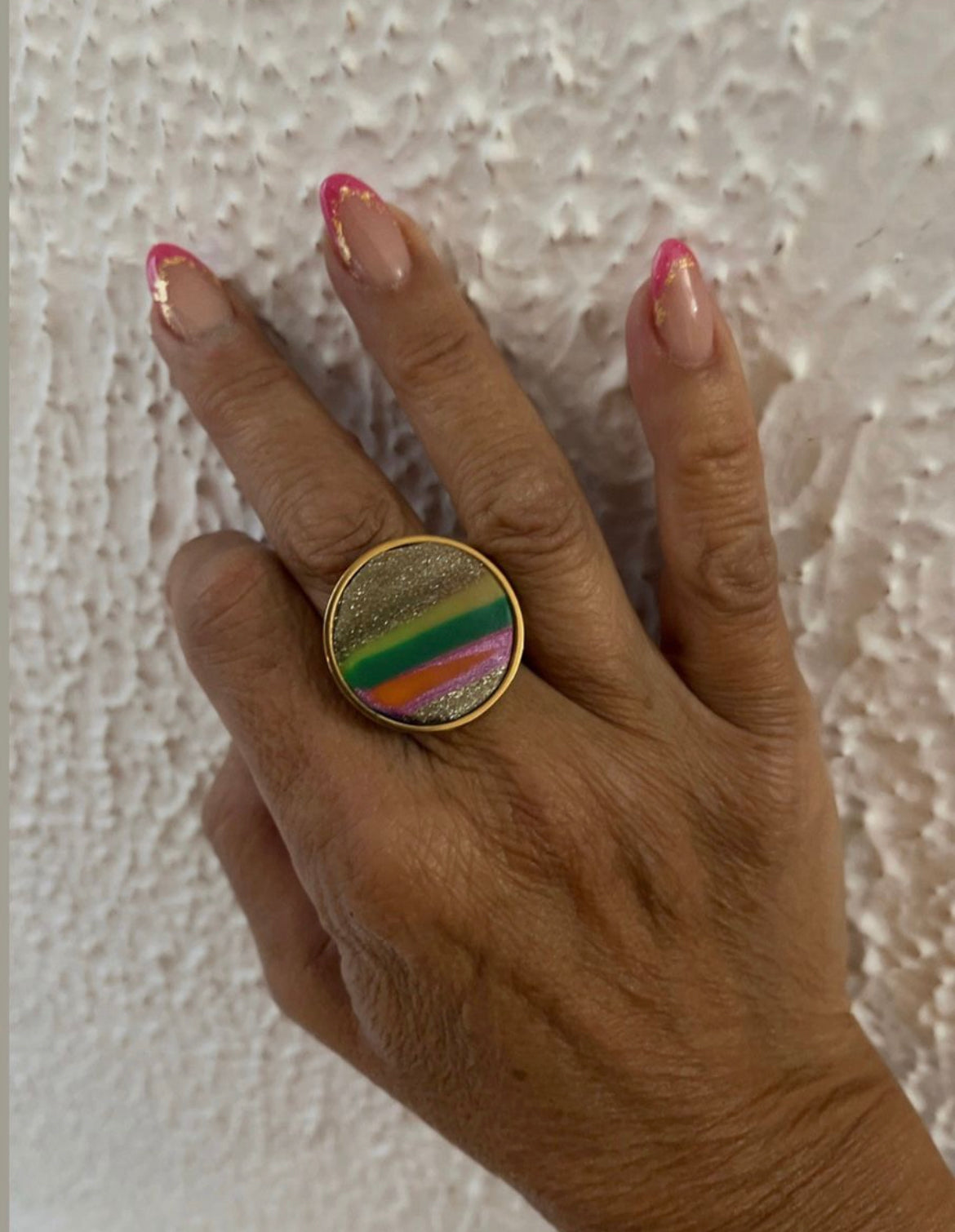 Anillo Mil Colores + Dorados