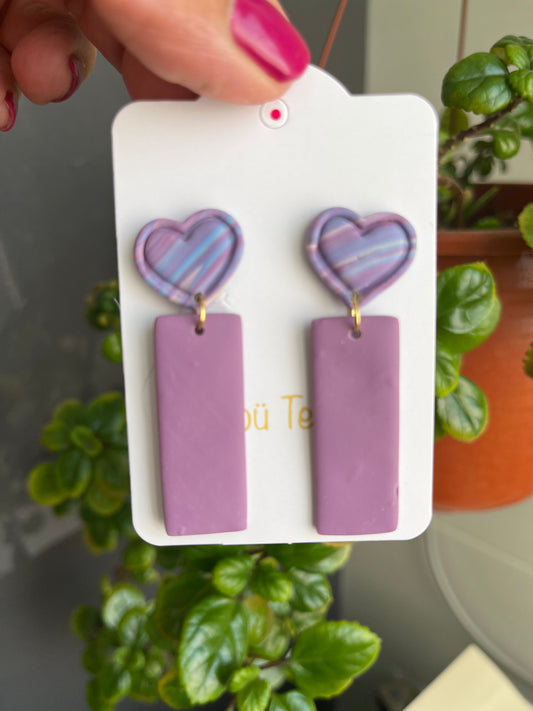 Pendiente Marta Violeta