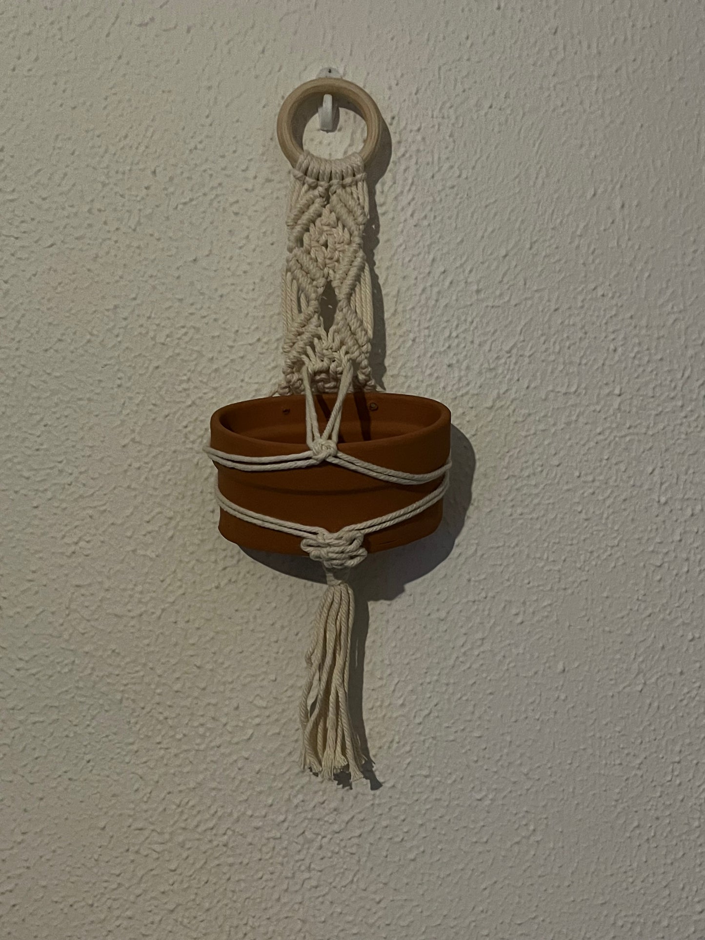 Macetero Macramé  Nudos Bohemios