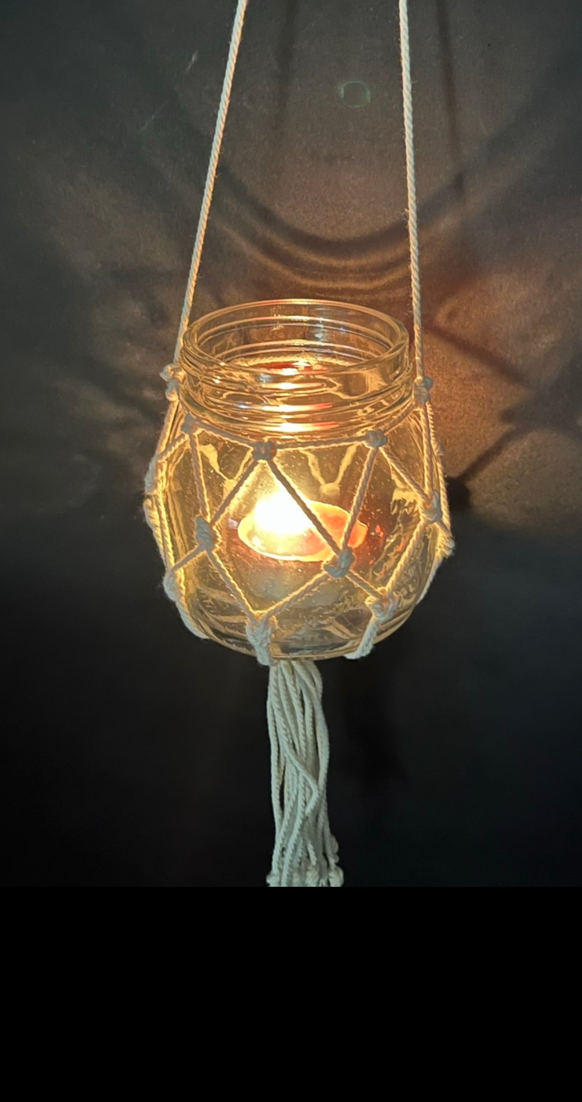 Portavelas Colgante Boho