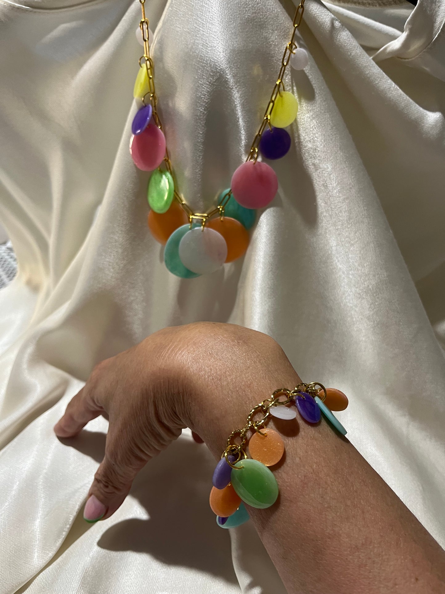 Pulsera Colores (se puede hacer de un solo color)