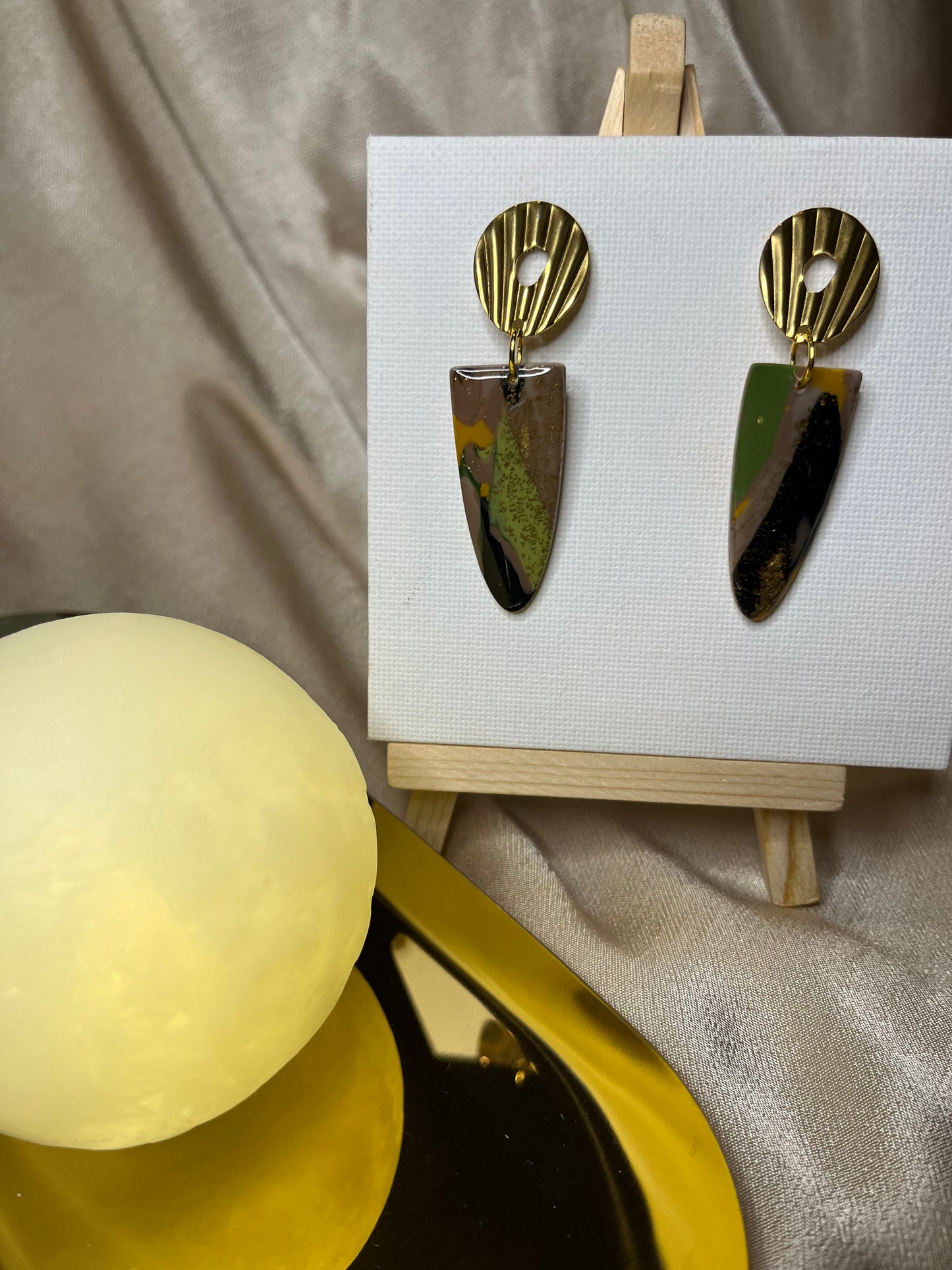 Pendiente Lágrima Camuflaje