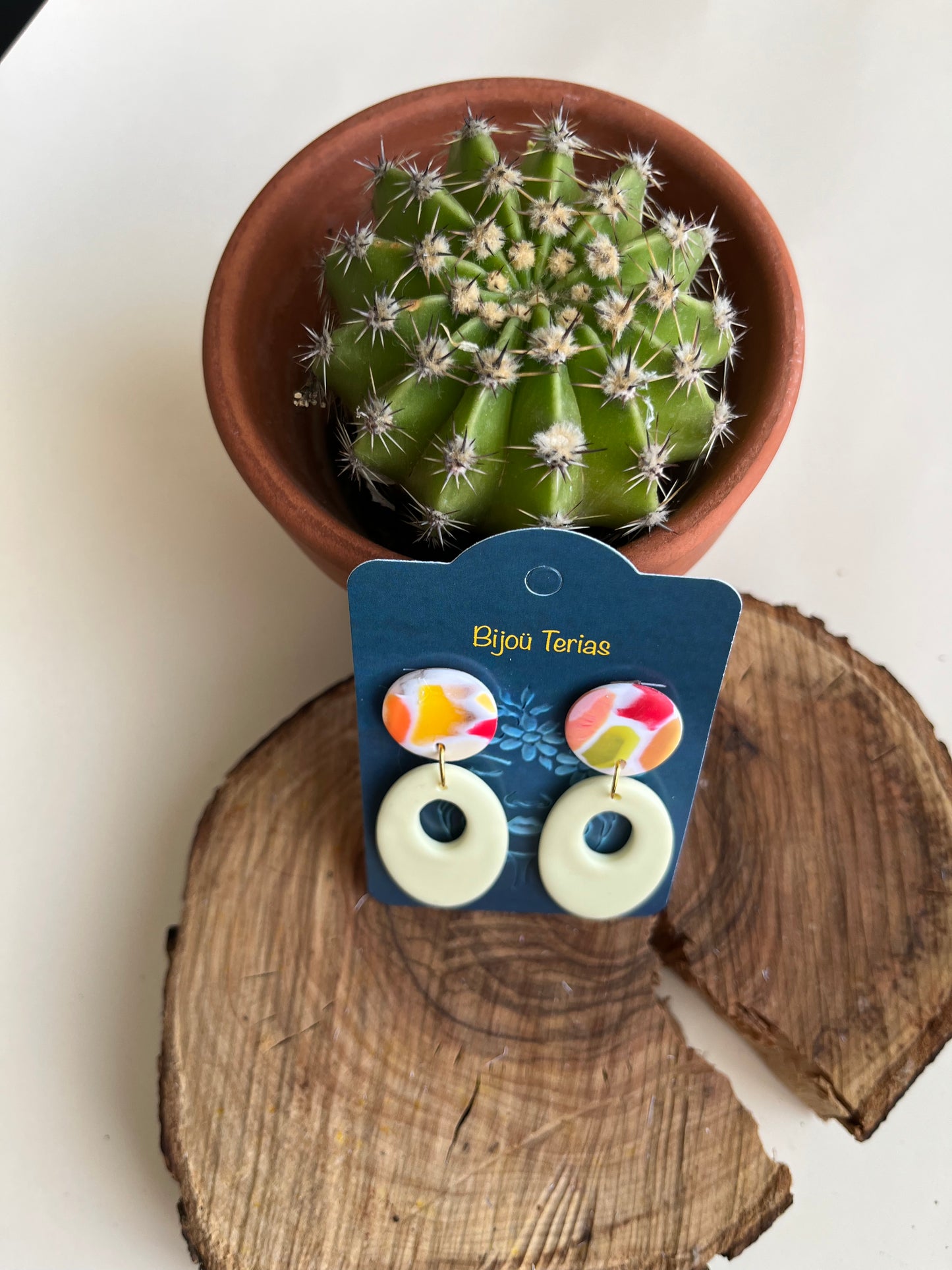 Pendiente Charm Amarillo