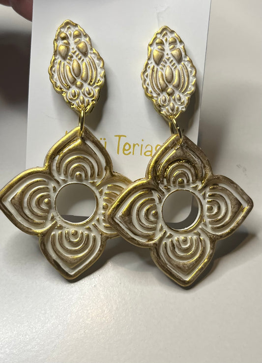 Pendiente Flor Étnica