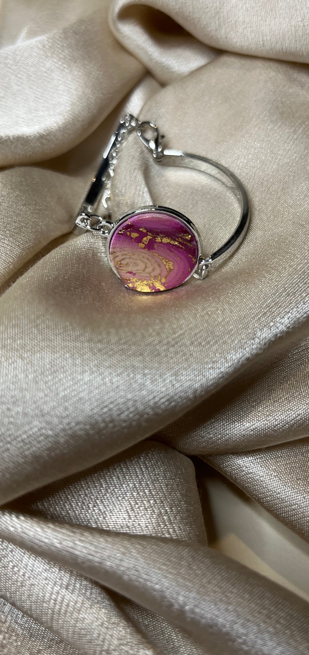 Pulsera Fucsia Infinito