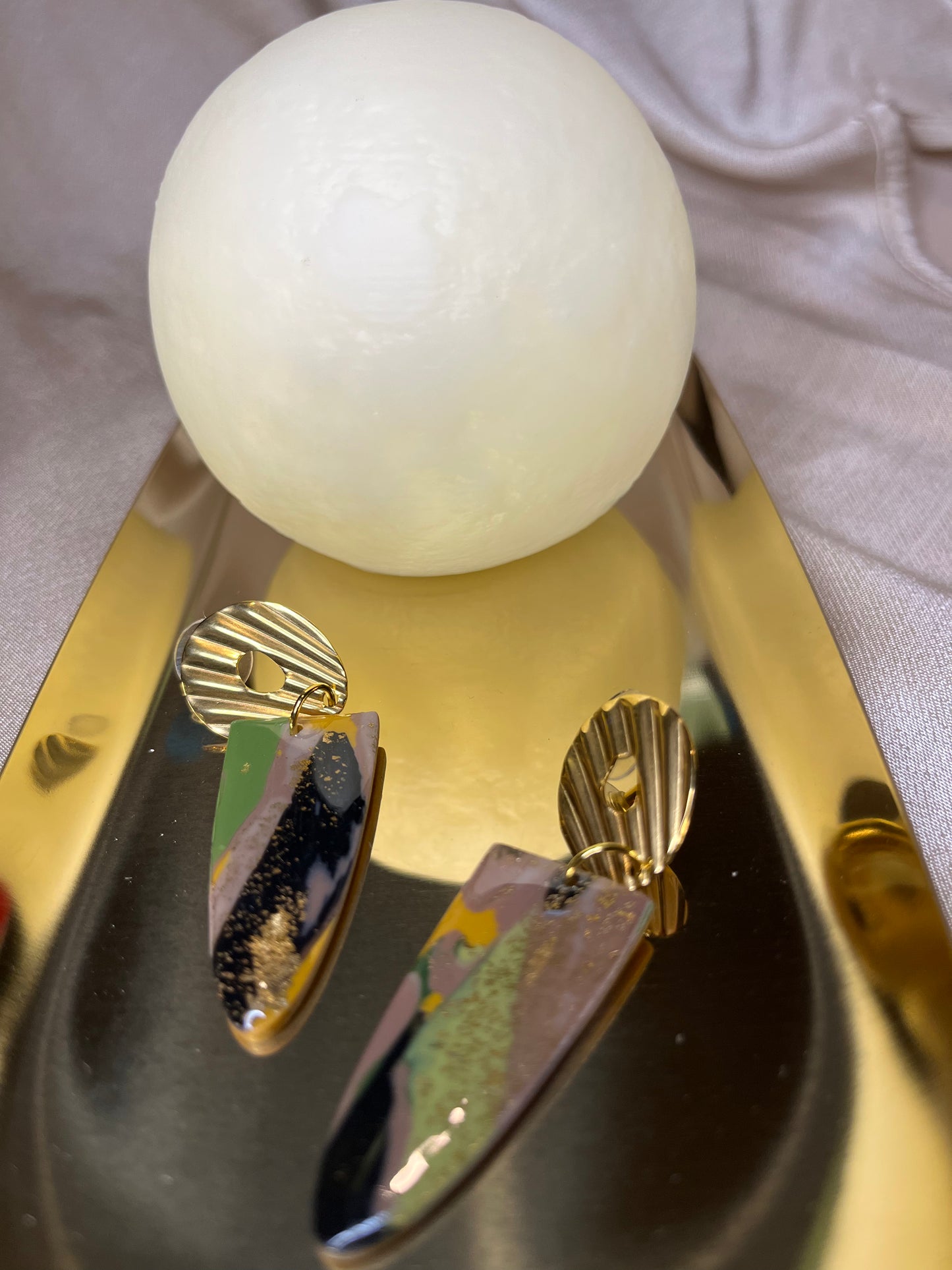 Pendiente Lágrima Camuflaje