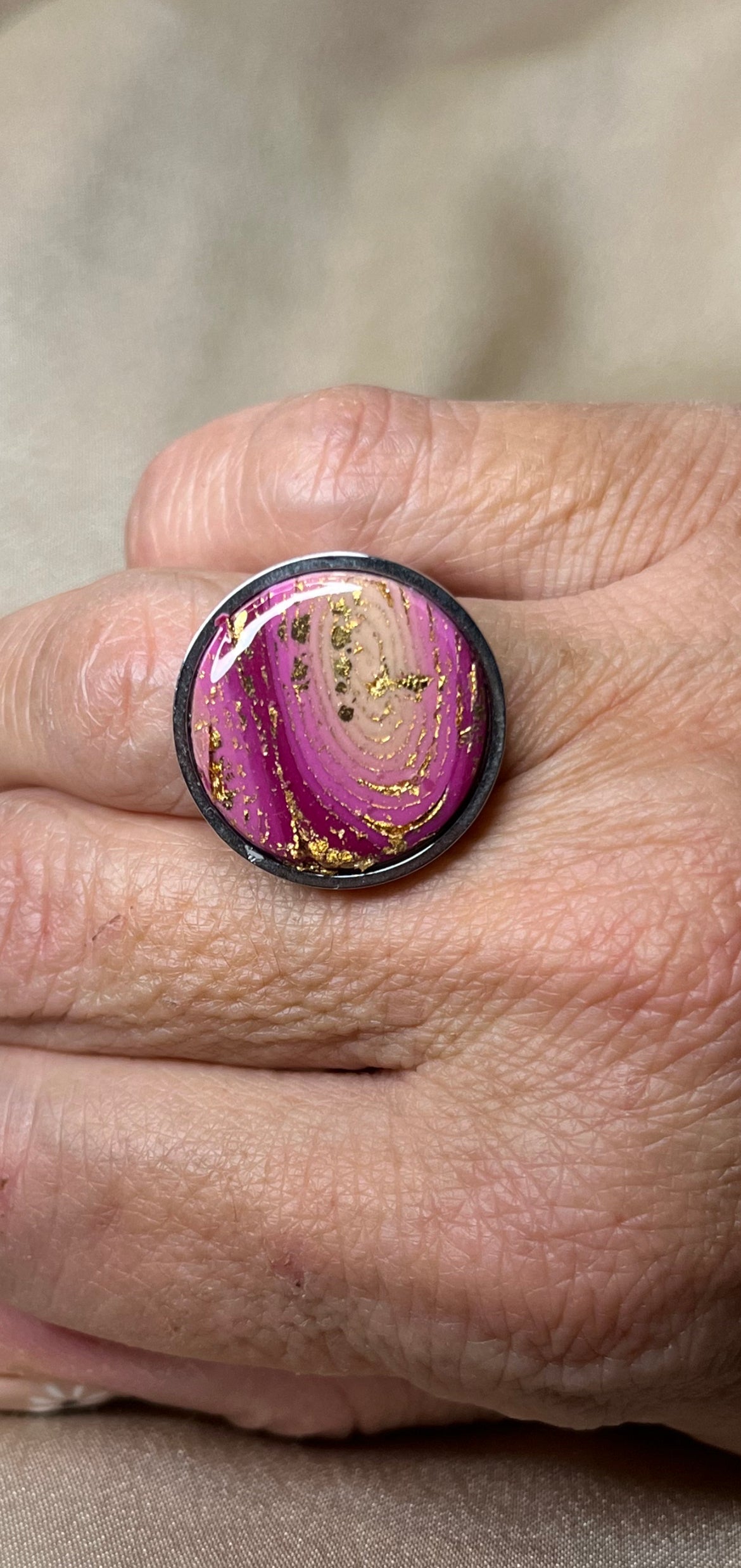 Anillo Fucsia Infinito