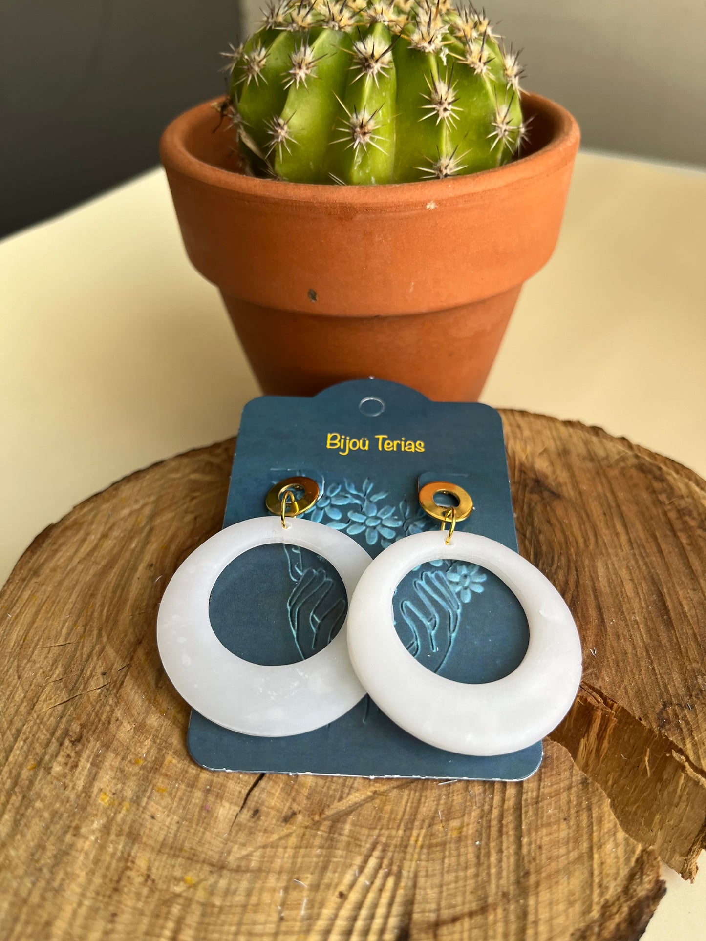 Pendientes Aros Translúcidos