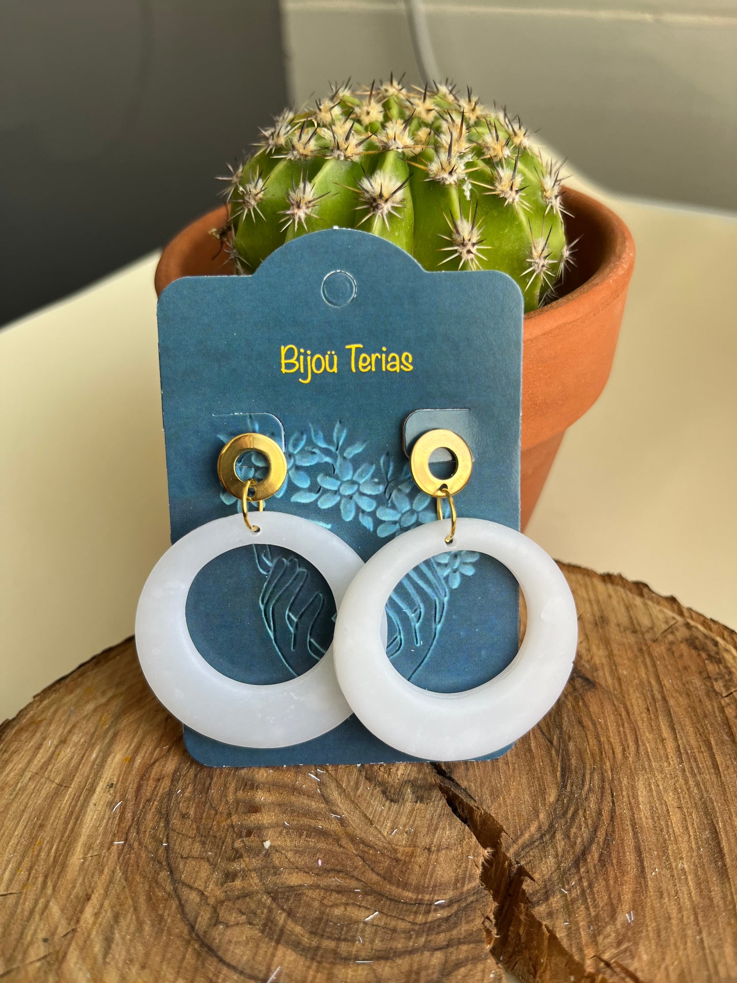 Pendientes Aros Translúcidos