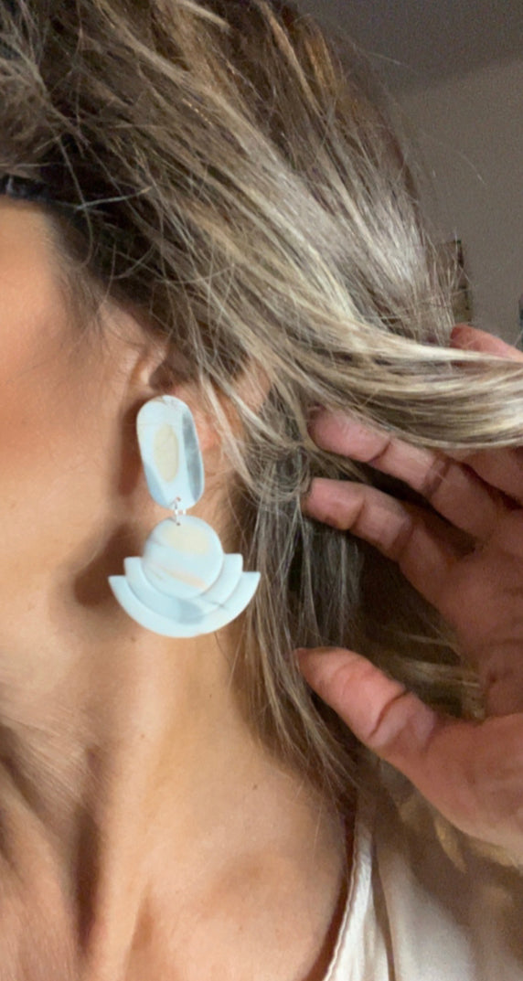 Pendientes Colección Mármol Gris