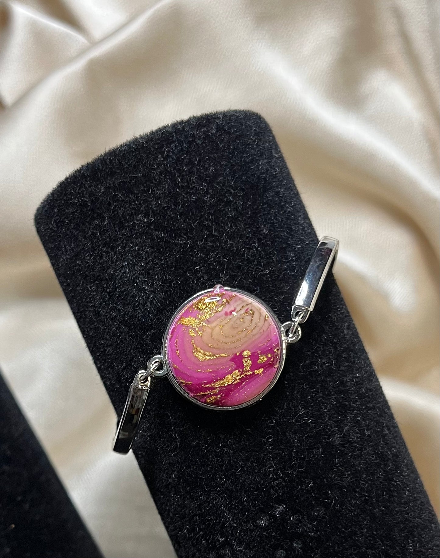 Pulsera Fucsia Infinito