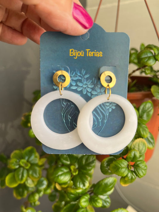 Pendientes Aros Translúcidos