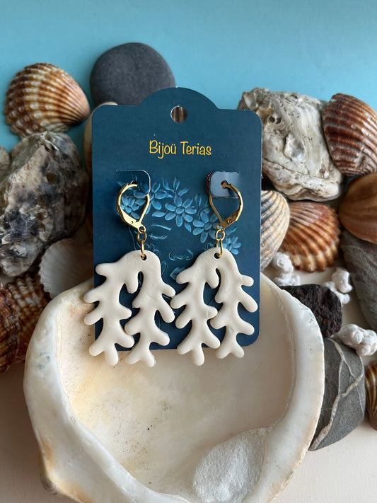 Pendientes Coral Champán