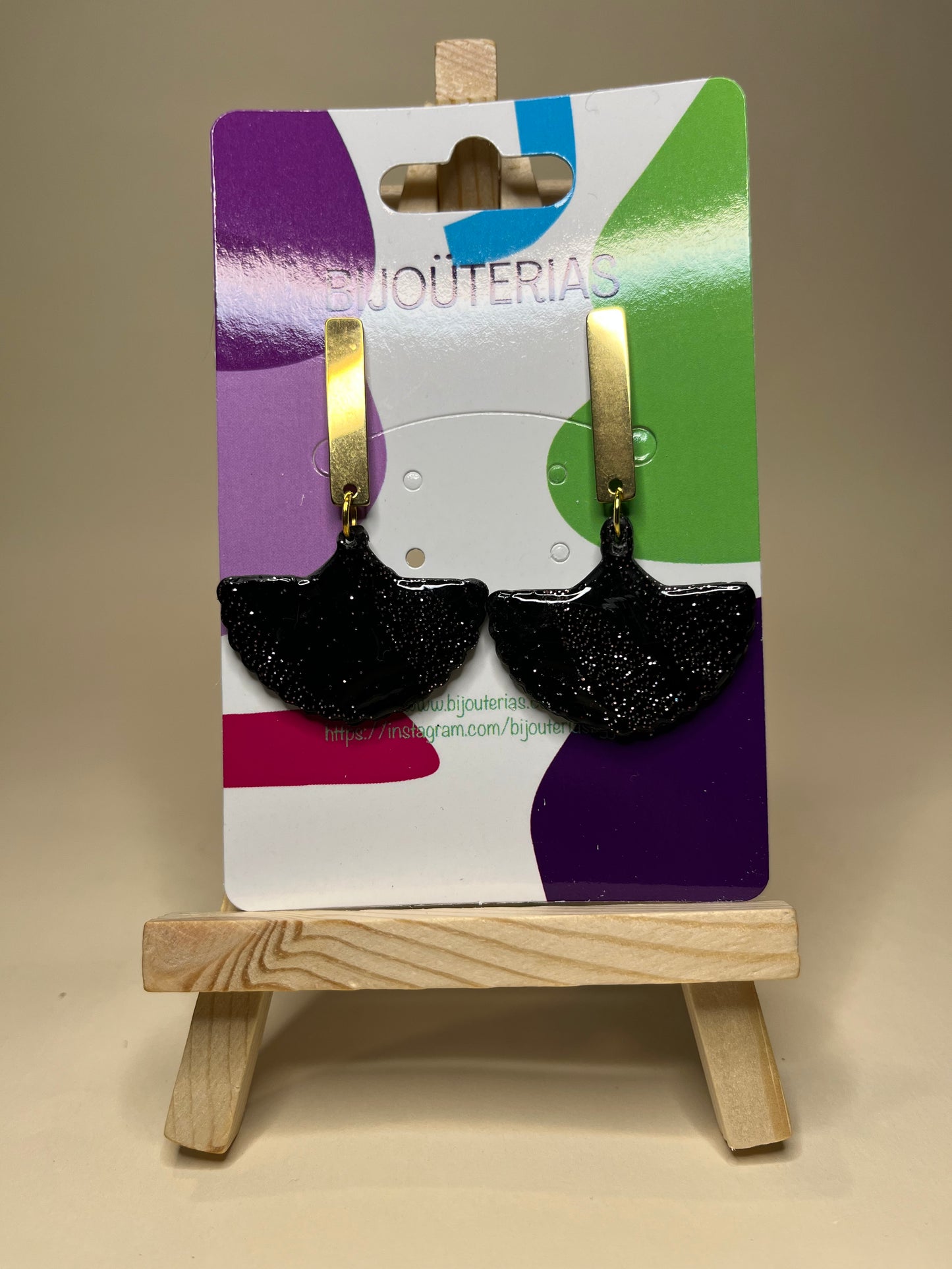 Pendientes Boho Negro