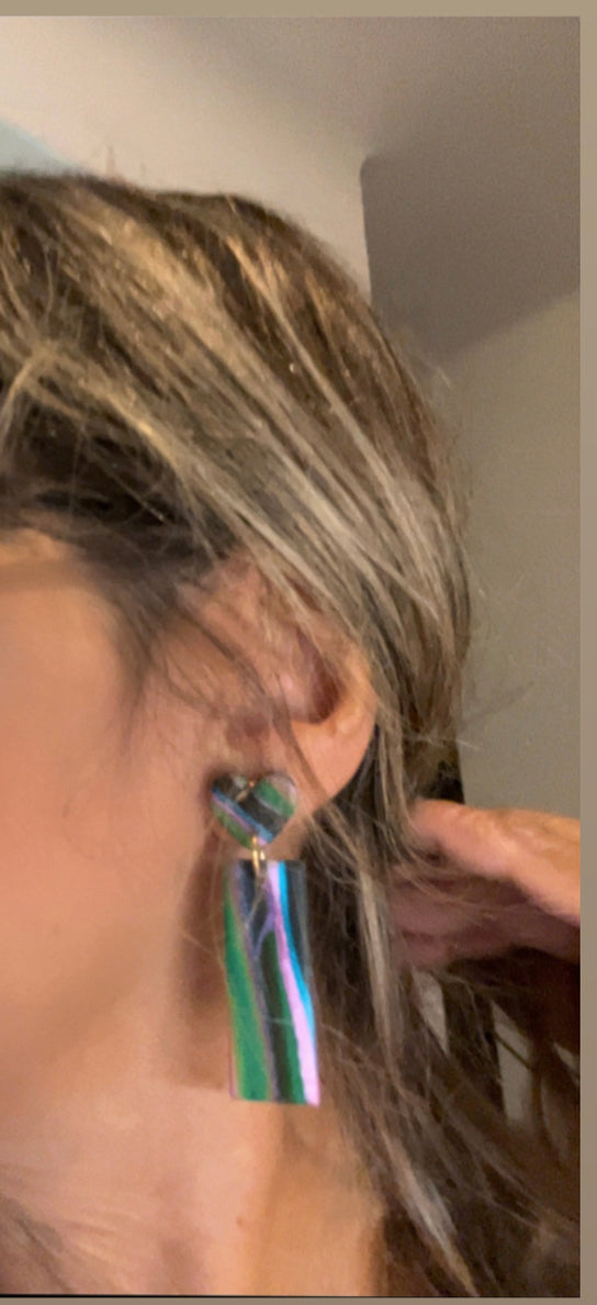 Pendiente Colección Rayas