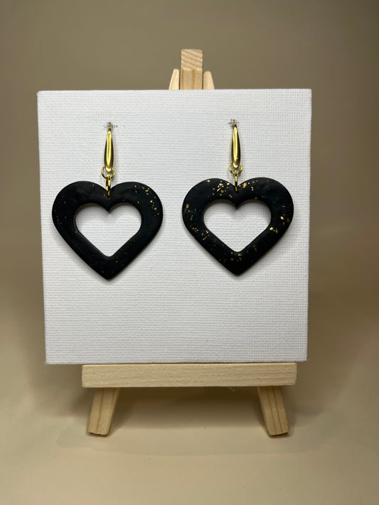 Pendiente Corazón Dorado