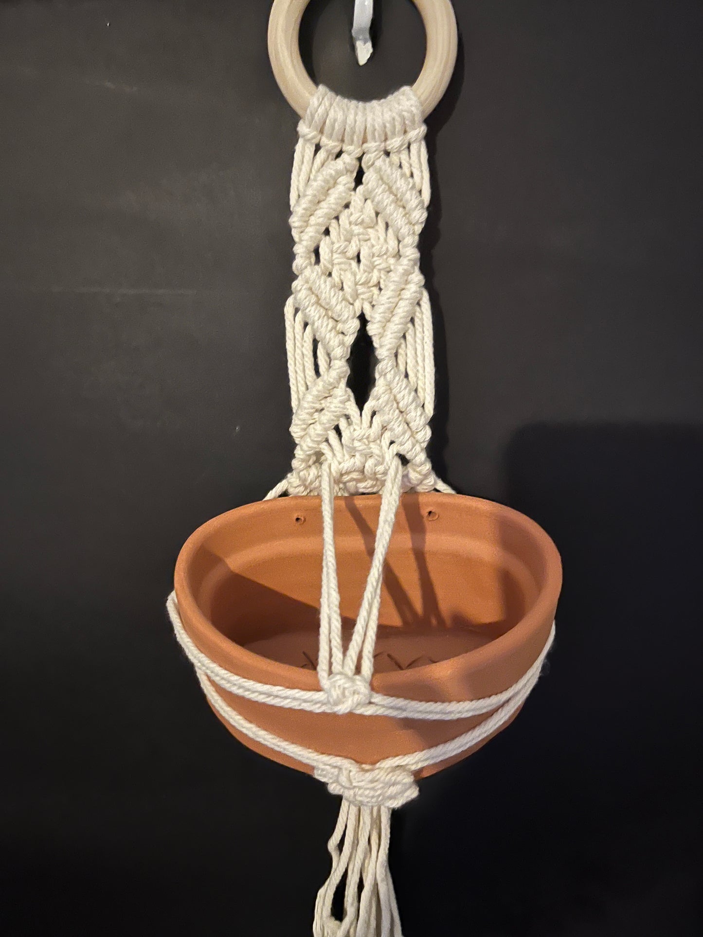 Macetero Macramé  Nudos Bohemios