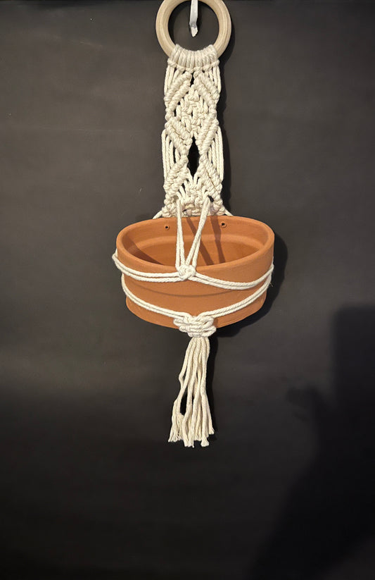 Macetero Macramé  Nudos Bohemios