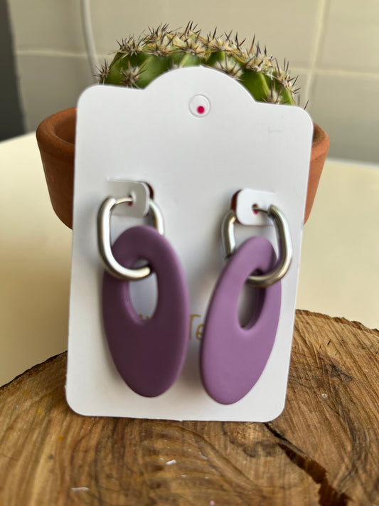 Pendiente Charm Violeta