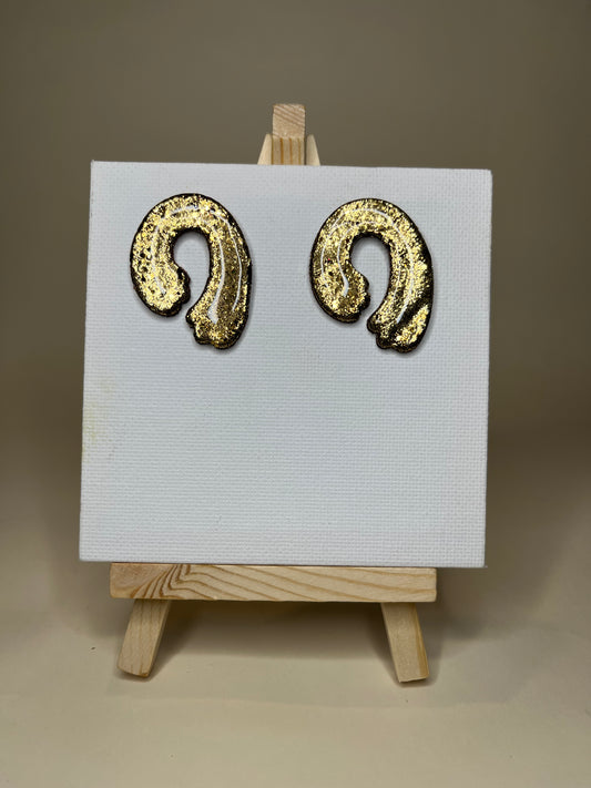 Pendientes Onda Oro