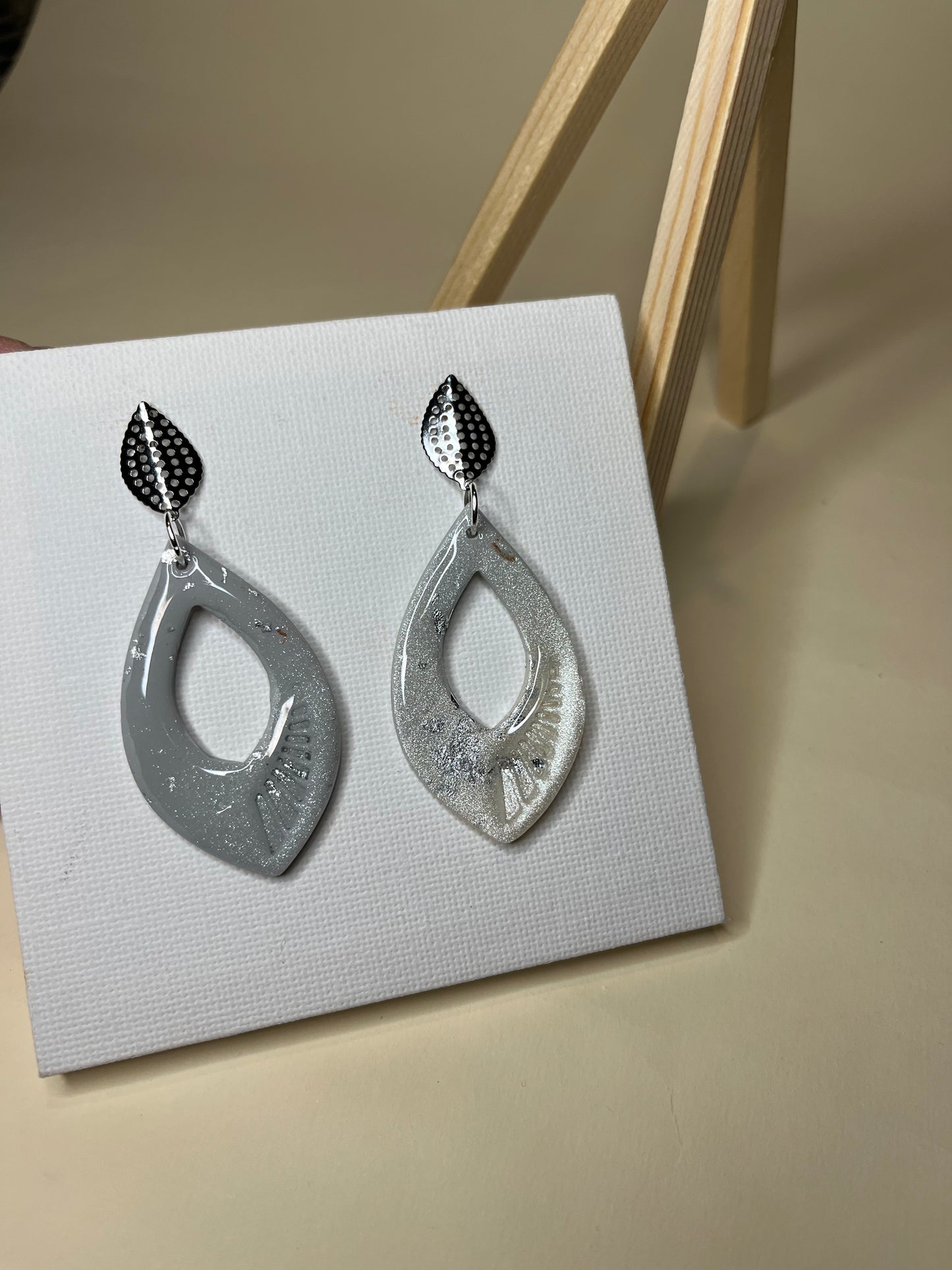 Pendiente Lágrima Plata