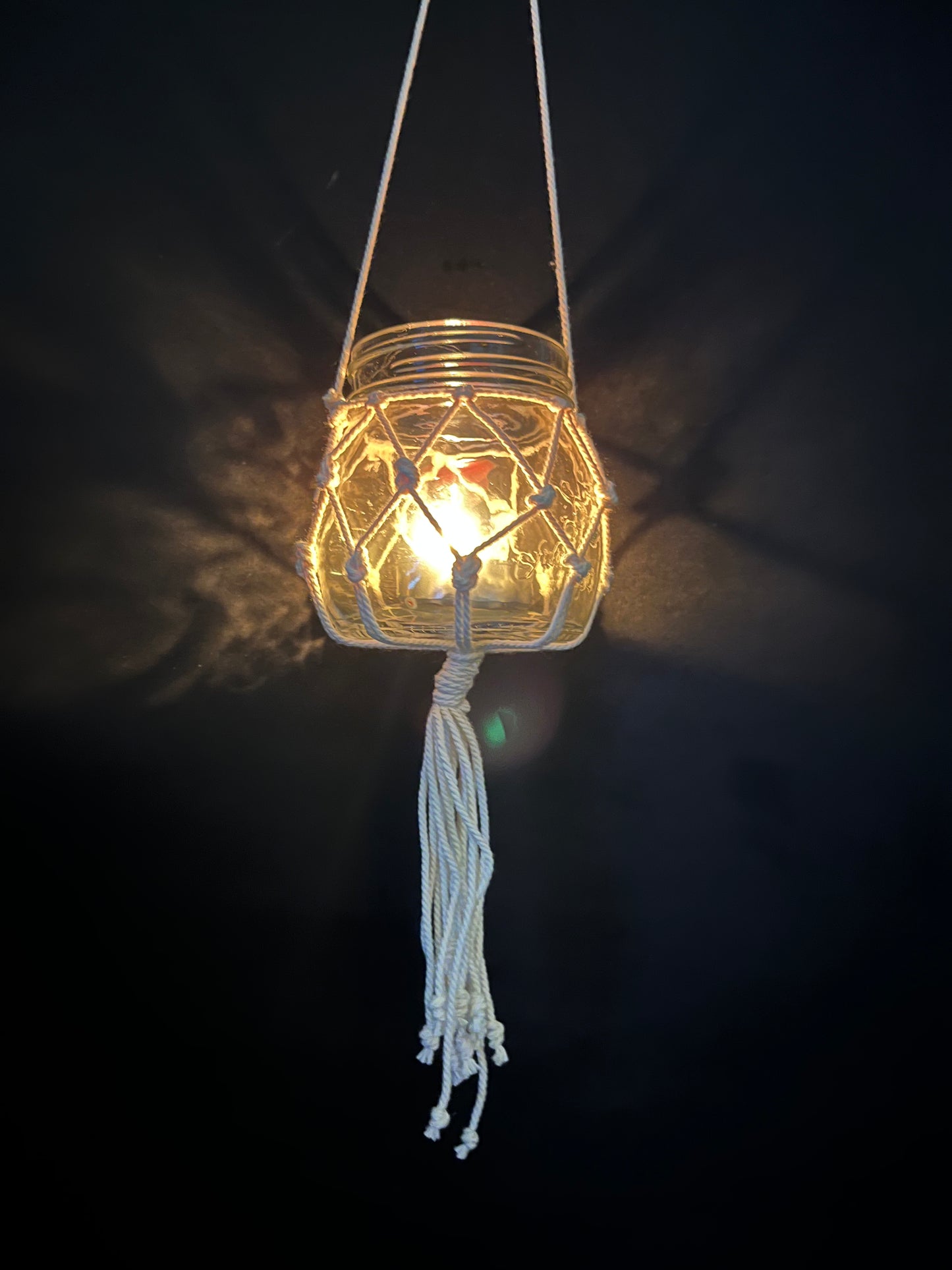 Portavelas Colgante Boho