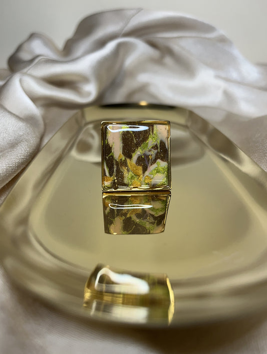 Anillo Camuflaje Cuadrado