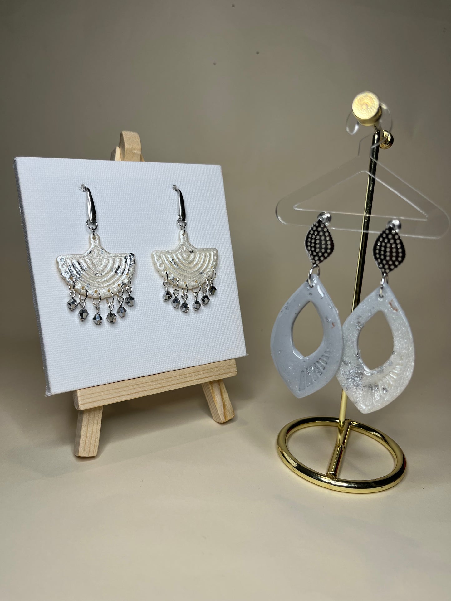 Pendiente Lágrima Plata