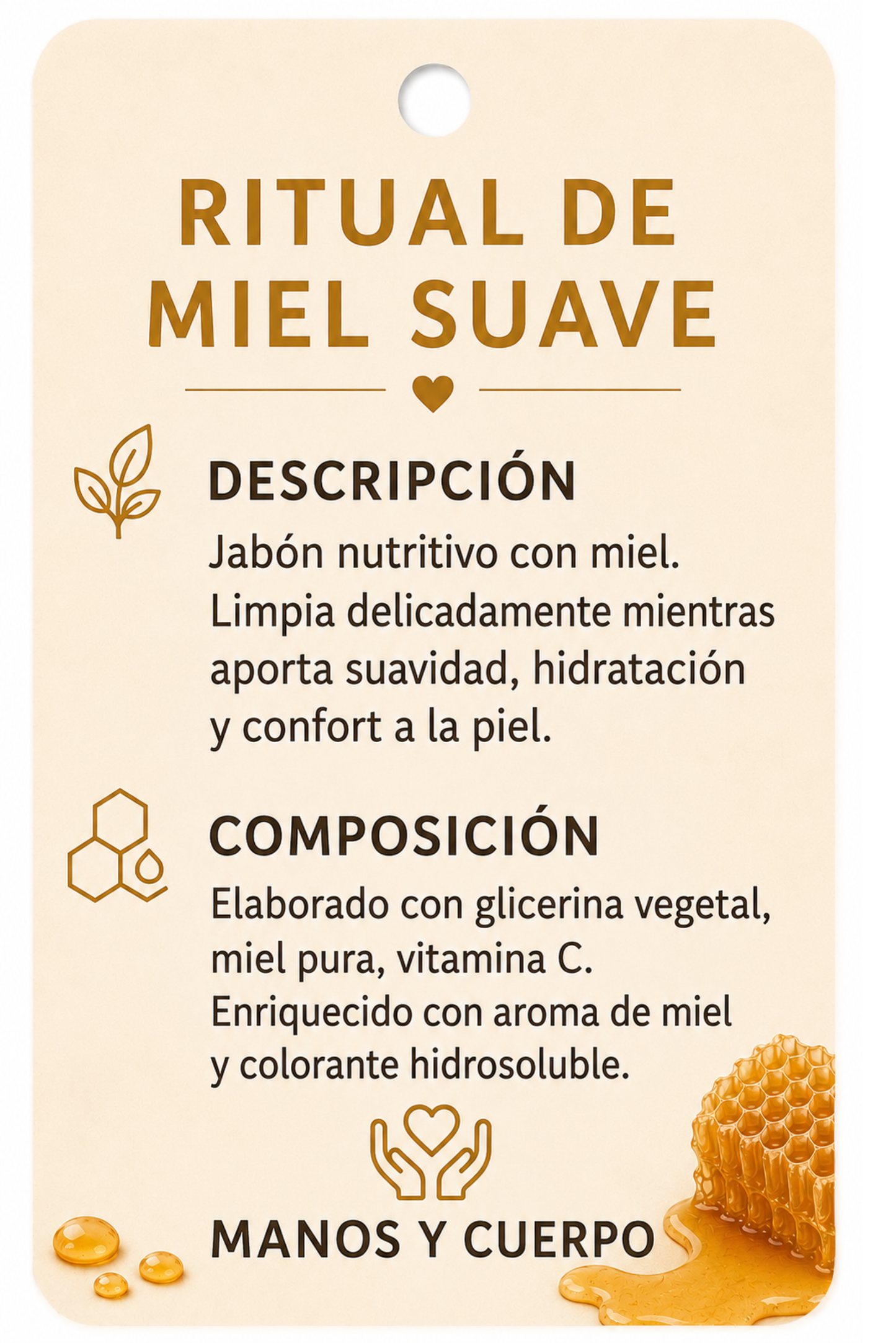 Jabón Ritual de Miel