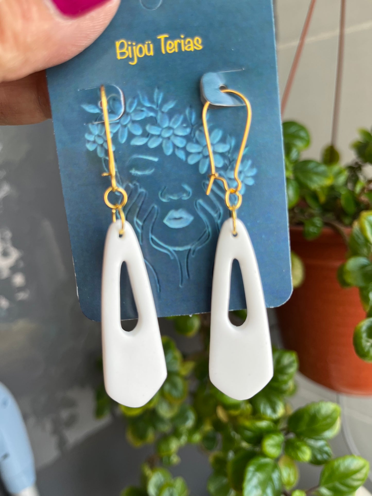 Pendiente Lisabel Blanco