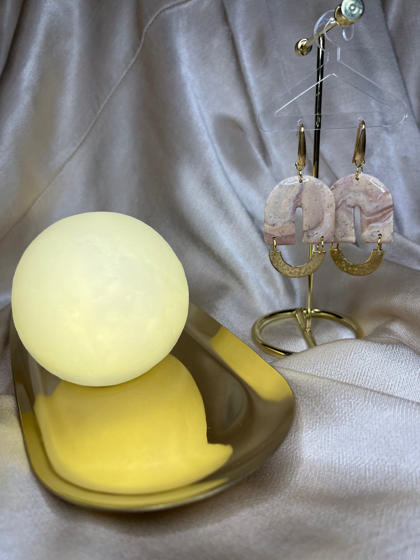 Pendiente Susan Beige