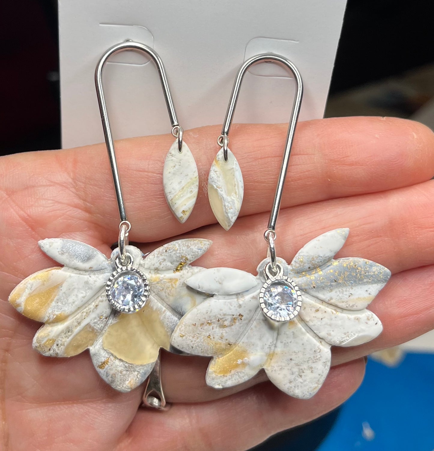 Pendiente Mármol Brillante